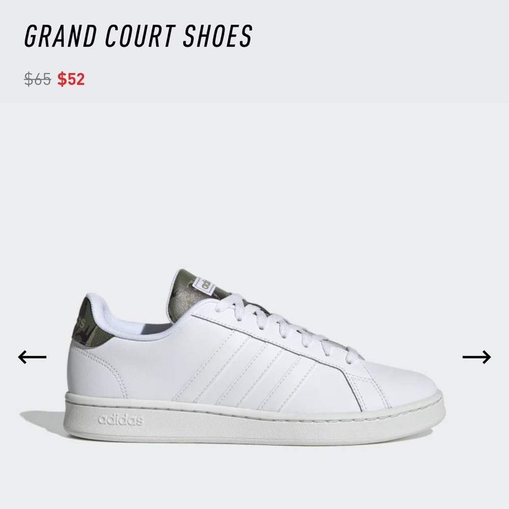 Adidas Women’s Grand Court Shoes Size 7.5 never used Brand New! - Picture 1 of 3